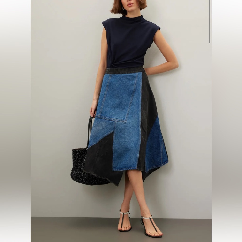 Sea New York Elena Denim Skirt Size 4